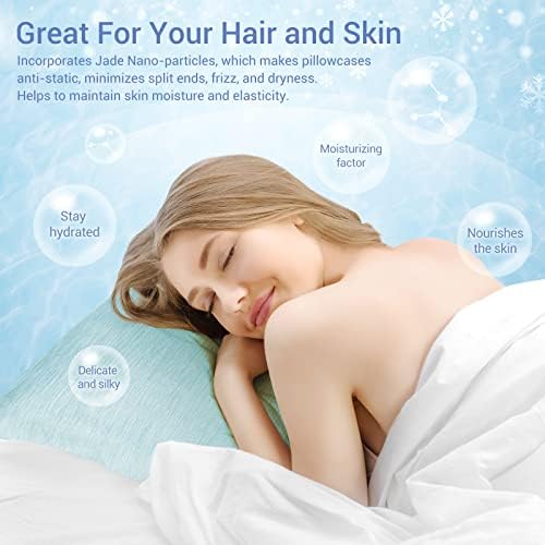 LUXEAR Cooling Pillow Cases for Hot Sleepers, King Size - Image 4