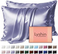 LYSHIN Silk Pillow Cases 2 Pack Standard Size by LYSHINSILKPILLOWCASES