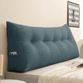 Corduroy Triangular Headboard Backrest Positioning Support Bed Rest Reading by DetailsMakeLifeMoreSoft