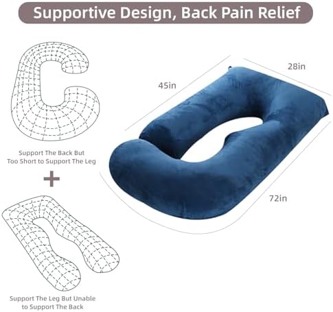 60 Inch Full Body Pregnancy Pillows - Image 6