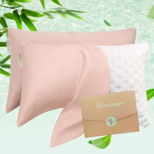 Cooling Curved Pillowcase for Side Sleeper Pillow by Btasleeephomeyland