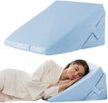 Bedluxe Wedge Pillow for Sleeping, Adjustable 9&12 Inch Foldable Bed Wedge by Bedluxe