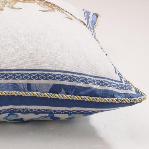 patdrea Designer French Vintage Linen Throw Pillow Cover - Image 4