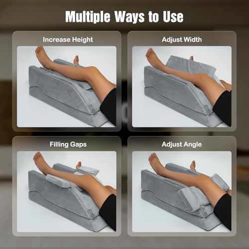 LightEase Adjustable Leg Pillow, Leg Elevation Pillows - Image 5