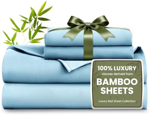 Love's cabin 3 Piece Twin XL Sheet Set, 100% Rayon Derived from Bamboo by Lovescabin