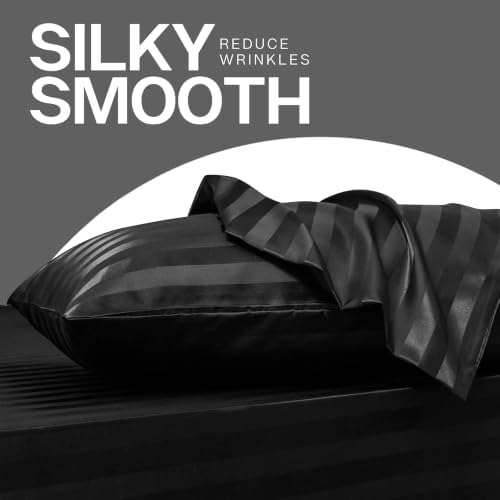 MR&HM Satin Pillowcase 2 Pack, Queen Size 20"x30" - Image 5