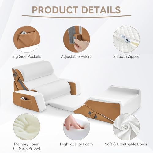 Yojoker 9PCS Orthopedic Bed Wedge Pillow Set - Image 3