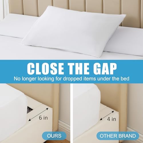 MEGCXIT Queen Bed Wedge Pillow for Headboard - Image 5