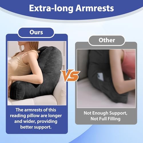 IASEAHK Reading Pillow, Back Pillow - Image 4