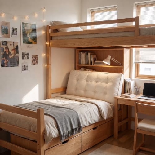 College Twin Headboard Pillow XL Bolster Cushion - Image 5