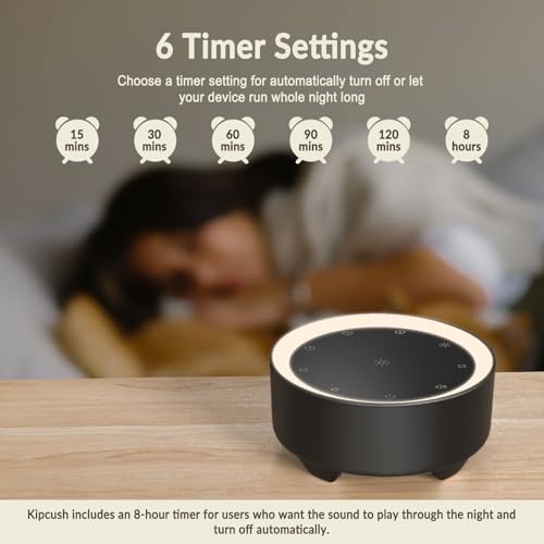 Kipcush White Noise Machine for Sleeping, Baby & Adults, High-Fidelity - Image 4