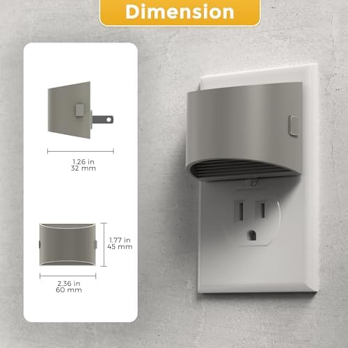 L LOHAS LED Night Lights Plug into Wall, Dimmable Night Light 2 Pack - Image 7