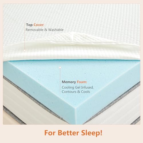Sweetcrispy Memory Foam Mattress Topper King - Image 6