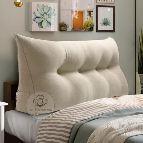 WOWMAX Bed Wedge Headboard Pillow Full Reading Pillow by WOWMAX