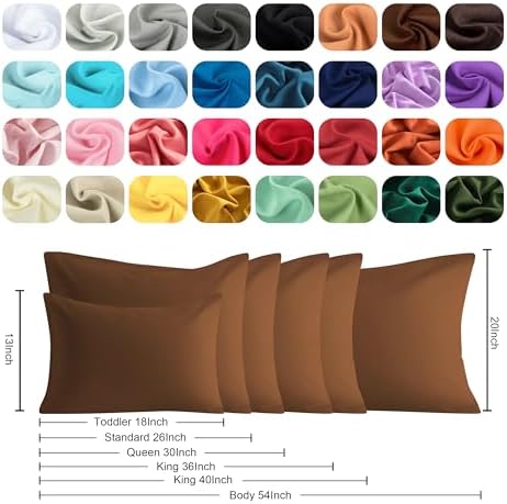 Queen Pillow Cases, 2 Pack, 20x30 in, Microfiber - Image 6