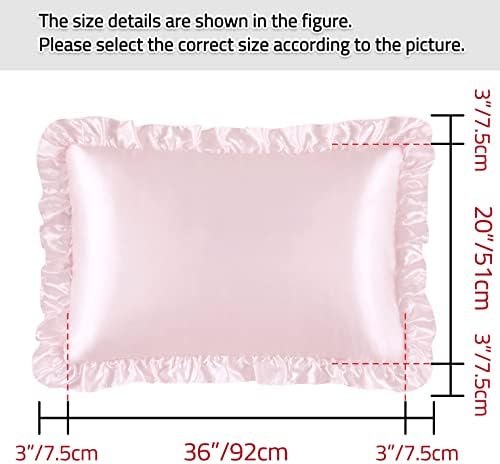Silky Satin Ruffled Pillow Cases - Image 7
