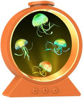 Jellyfish Lamp for Sleep Anxiety Calming Light for Bedroom(Cosmic Orange) by Eyesound