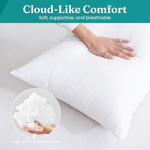 Oubonun Full Body Pillow for Side Sleeper, Adjustable White Long Bed Pillow - Image 6
