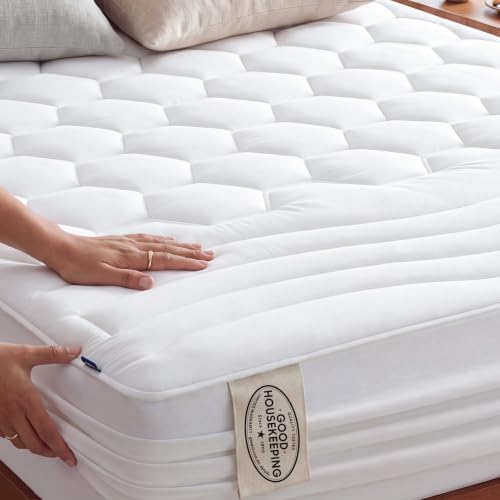 Bedsure King Mattress Pad, Mattress Topper by BEDSURE
