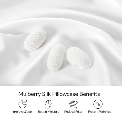 INFIIXSO Mulberry Silk Pillow Cases King Size - Image 2