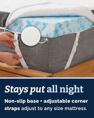 3 Inch Short Queen Memory Foam Mattress Topper - Image 6