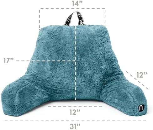 Nestl Fur Reading Pillow, Stylish Back Pillow - Image 3