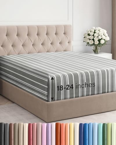 CGK Linens Extra Deep King Fitted Sheet by CGKUnlimited