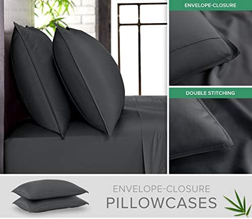 Pure Bamboo Split King Sheets, Genuine 100% Organic Viscose Derived from Bamboo - Image 3