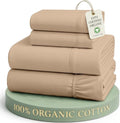 LANE LINEN Cal King Sheet Set 100% Organic Cotton Soft 4pc Percale by LaneLinen