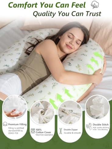 Meiz Question Mark Body Pillow for Side Sleeper - Image 2