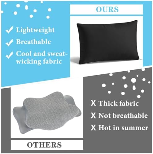 Hahafelt 2 Pack 7"x11" Cooling Small Pillowcase - Image 3