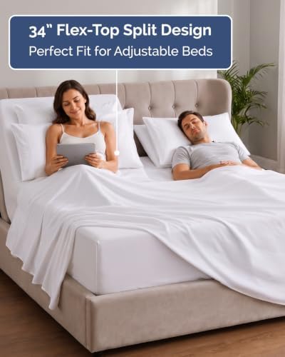 Extra Deep Flex Top Split Head King Sheet Set - Image 3