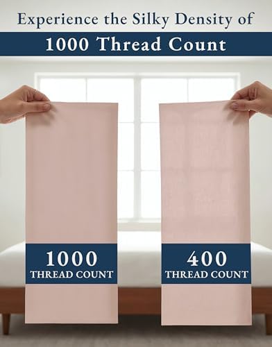 LANE LINEN Cal King Sheet Set 100% Egyptian Cotton Sateen - Image 4