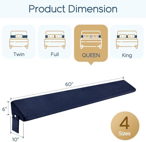 Homemate Queen Size（60"x10"x6"） Bed Wedge Pillow - Image 7