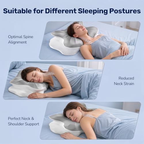 Sweetcrispy Cooling Silk Ergonomic Cervical Pillow - Image 6