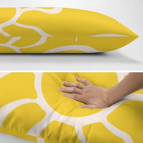 Yellow Sunshine Body Pillow Cover Abstract Pillowcase - Image 5