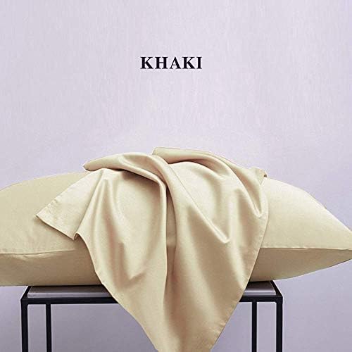 NTBAY Microfiber Queen Pillowcases, 4 Pack, 20 x 30, Light Taupe - Image 6