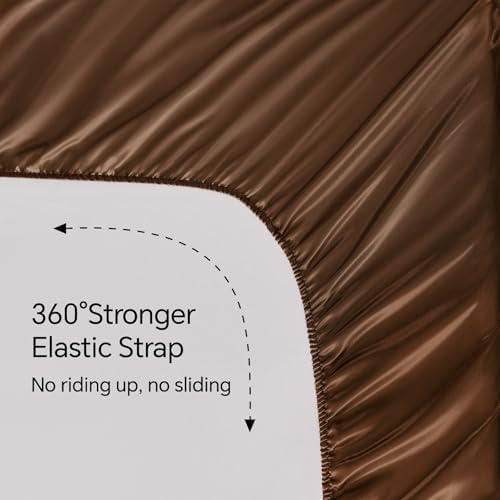 BEDELITE Satin Sheets Twin Size Bed Set, 3 Pieces - Image 5
