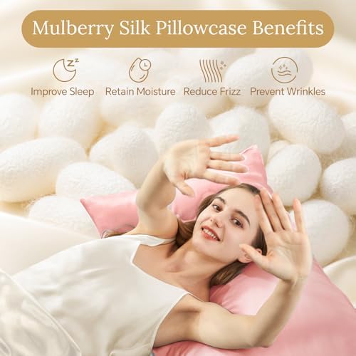 INFIIXSO Mulberry Silk Pillow Cases Queen Size - Image 2