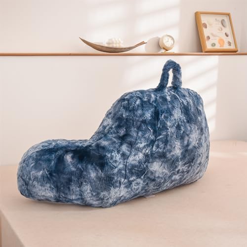 A Nice Night Navy Reading Pillow, 18.5" Bed Wedge Pillows - Image 5