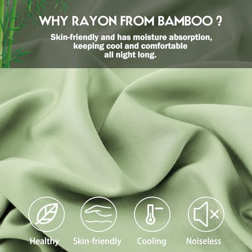 Pillowcases King Size 2 Pack, Cooling Viscose from Bamboo Pillow Cases - Image 2