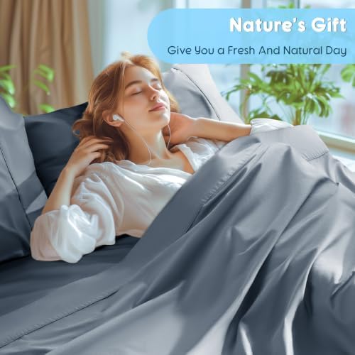 SONORO KATE 1000 Series 100% Egyptian Cotton Twin Sheets, Extra Deep Pocket - Image 5