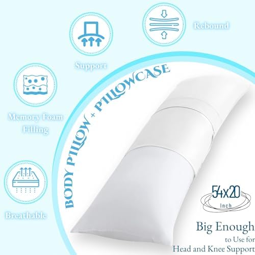 Ubauba Memory Foam Body Pillow - Image 3