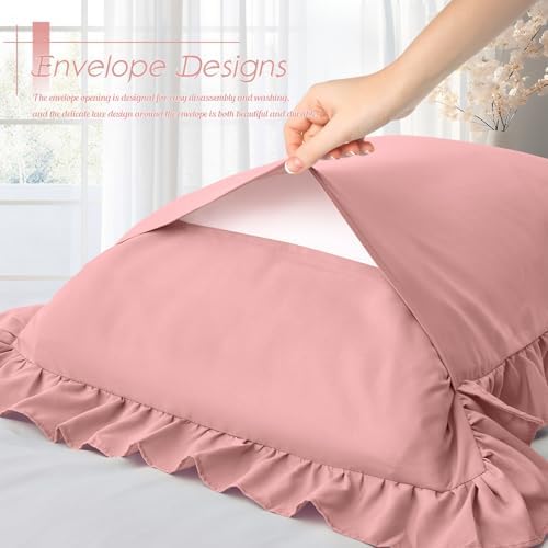 Ruffled Pillow Cases, Queen 20"x30" - Image 5