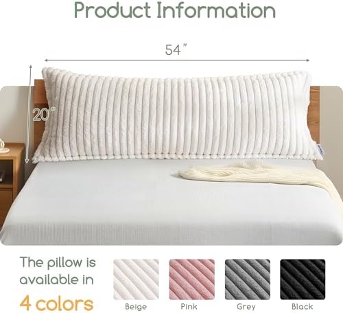 HIGOGOGO Memory Foam Body Pillow, Thickened Large Long Bed Pillow - Image 2