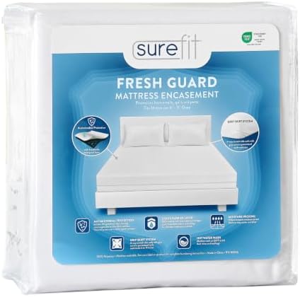 SureFit Queen Mattress Encasement Zippered, 100% Waterproof Top Protector by SureFitInc