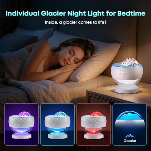 Galaxy Projector Sound Machine Aurora Night Light Projector - Image 4