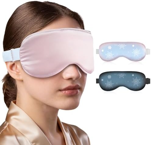 Cooling Eye Mask for Sleeping Migraine Headache Relief Mask Gel Cold Compress by ZN%C3%96CUET%C3%96D