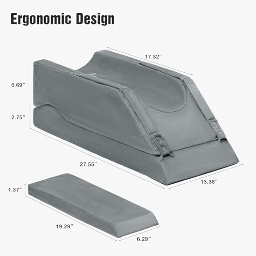 LightEase Adjustable Leg Pillow, Leg Elevation Pillows - Image 3