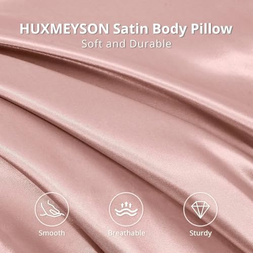 HUXMEYSON Body Pillow with Satin Pillowcase, Body Pillow - Image 3